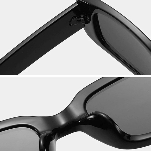 Retro Rectangular Sunglasses - Picture 4 of 6